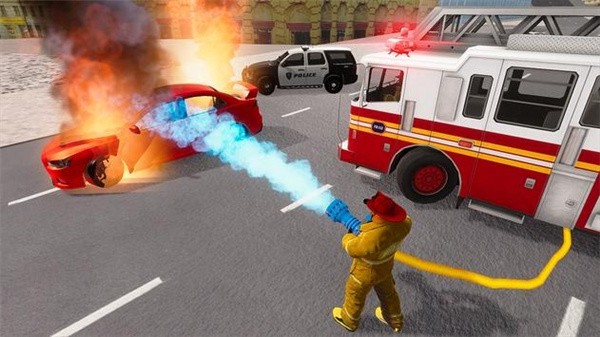 消防车驾驶模拟器游戏截图2