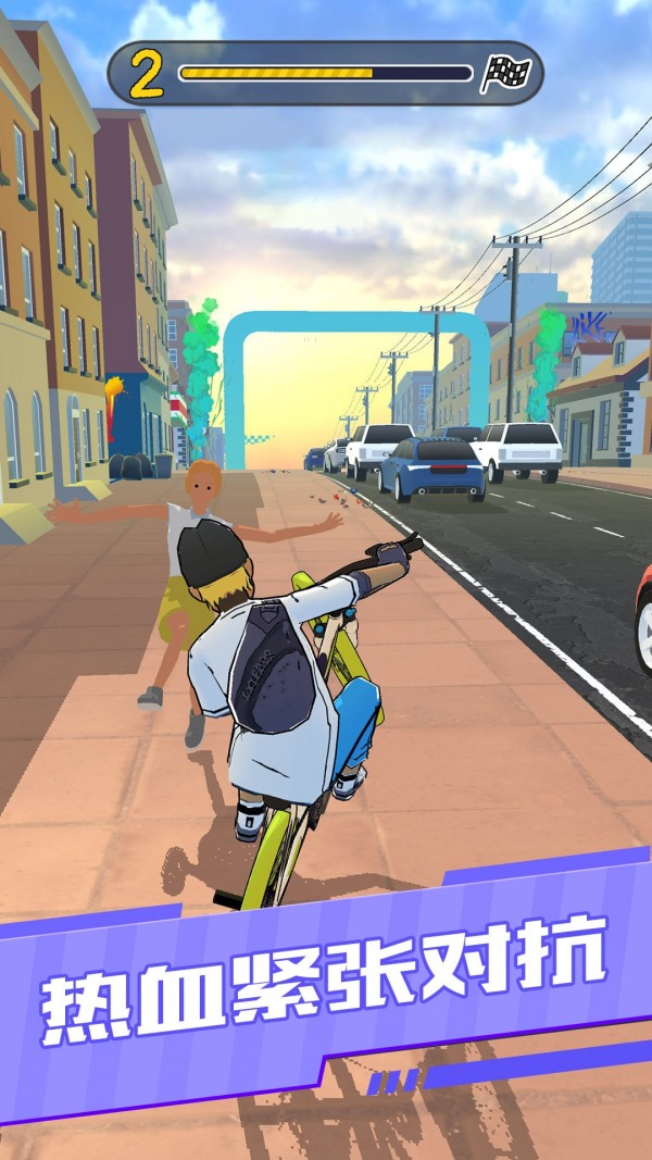 自行车特技模拟游戏截图3
