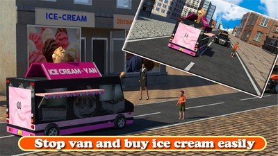 冰淇淋送货卡车游戏截图4