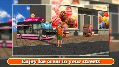 冰淇淋送货卡车游戏截图3